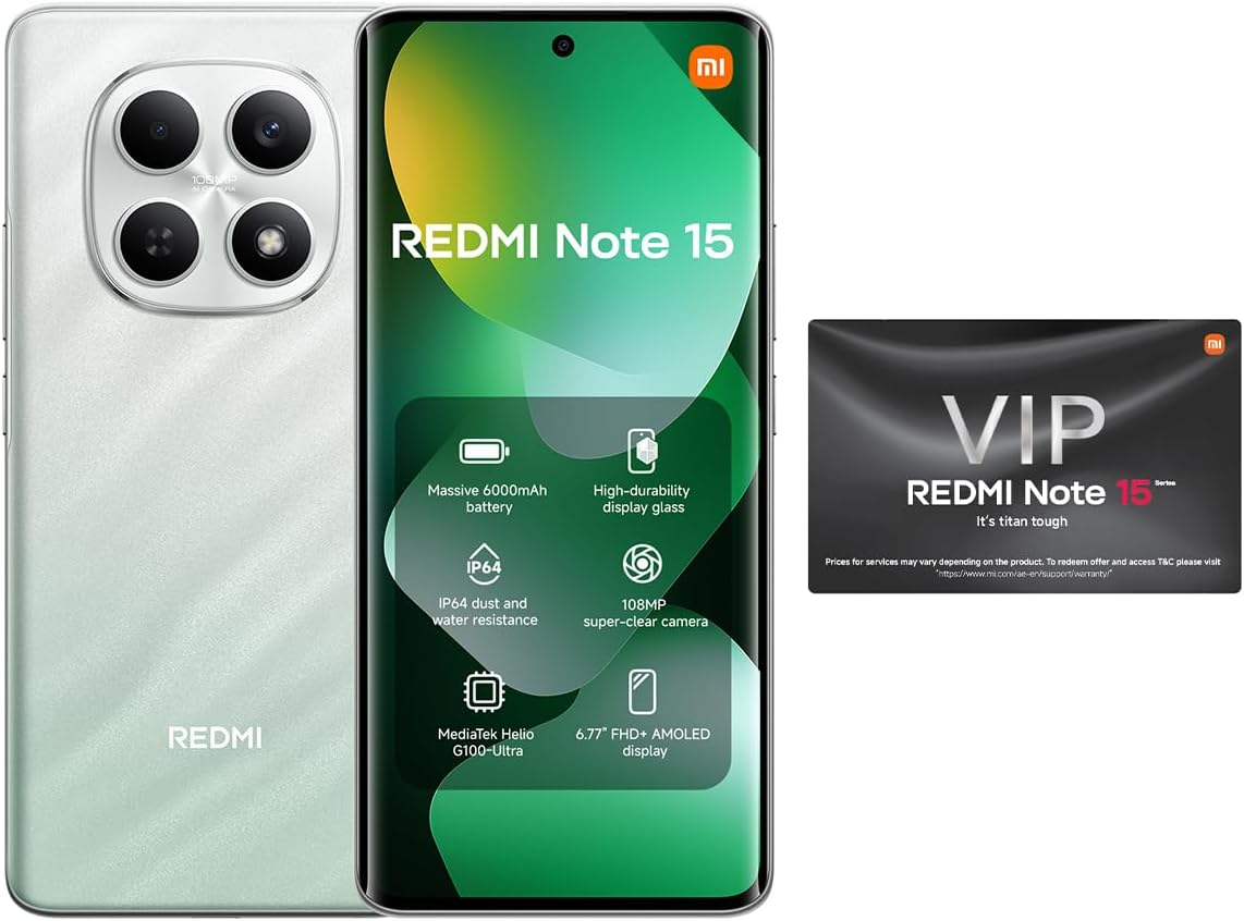 MI REDMI NOTE 15 8GB RAM 256GB ROM FOREST GREEN (4G) - Image 2