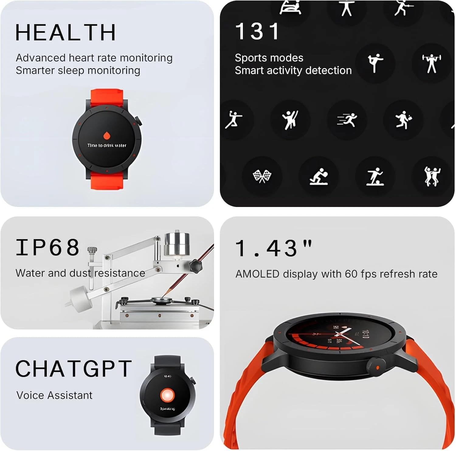 CMF BY NOTHING WATCH 3 PRO AMOLED LIGHT GREY - Image 4