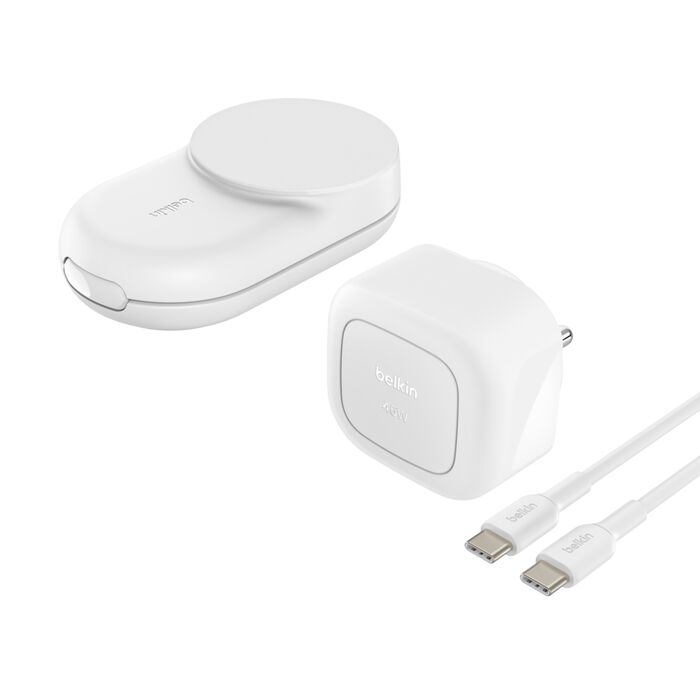 BELKIN ULTRA CHARGE QI2 25W 3 IN 1 FOLDABLE MAGNETIC CHARGER WHITE WIZ037MYWH - Image 9