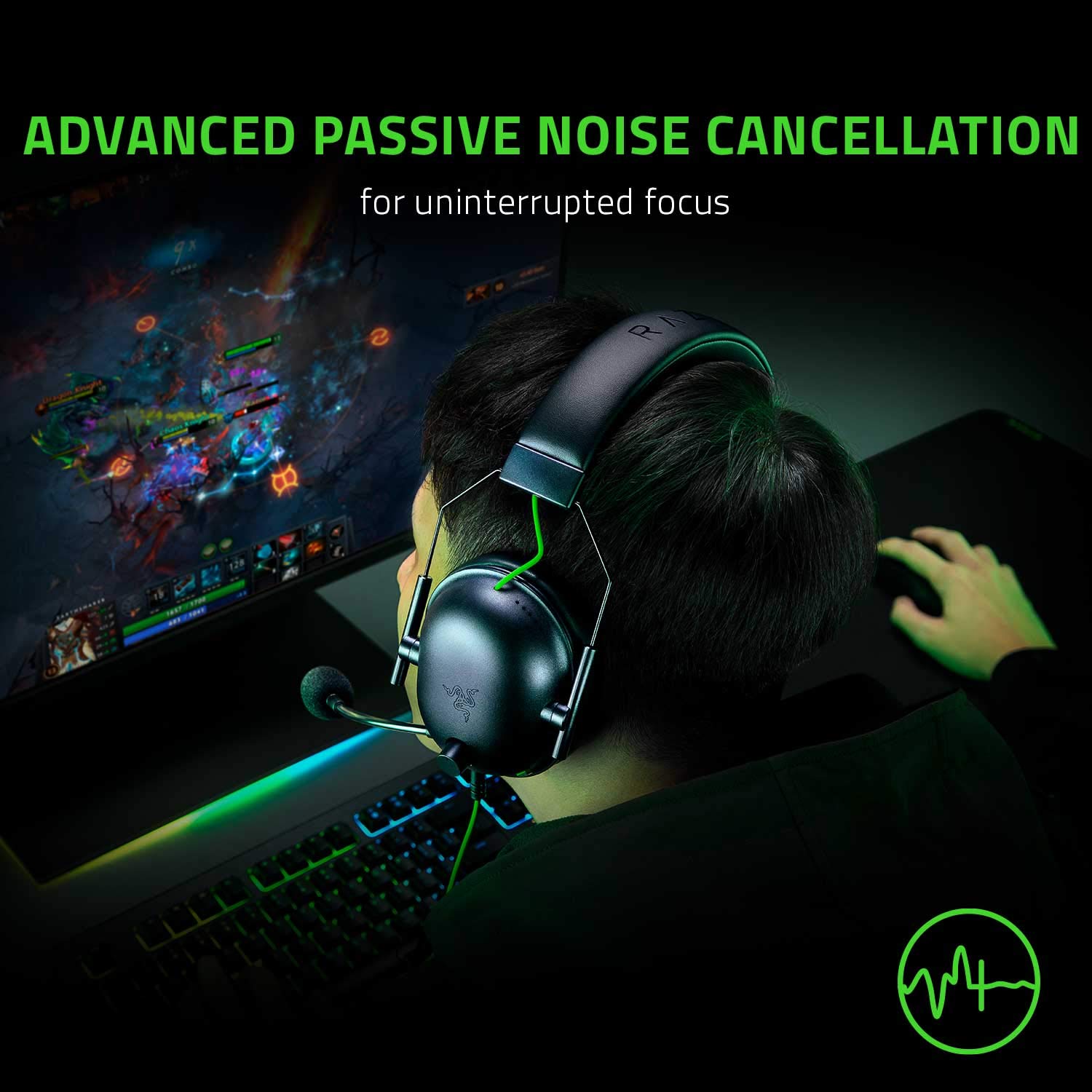 RAZER BLACKSHARK V2 X PLAYSTATION GAMING HEADSET BLACK RZ04-03241000-R3G1 - Image 4