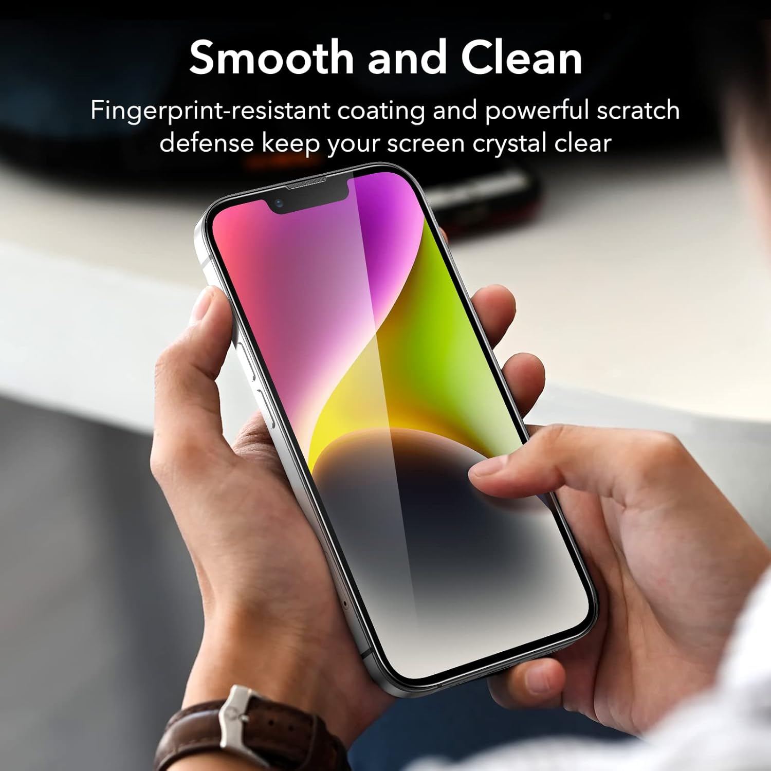 ESR IPHONE 14 PLUS/13 PRO MAX GLASS SCREEN PROTECTOR PRIVACY (2 PACK) - Image 5