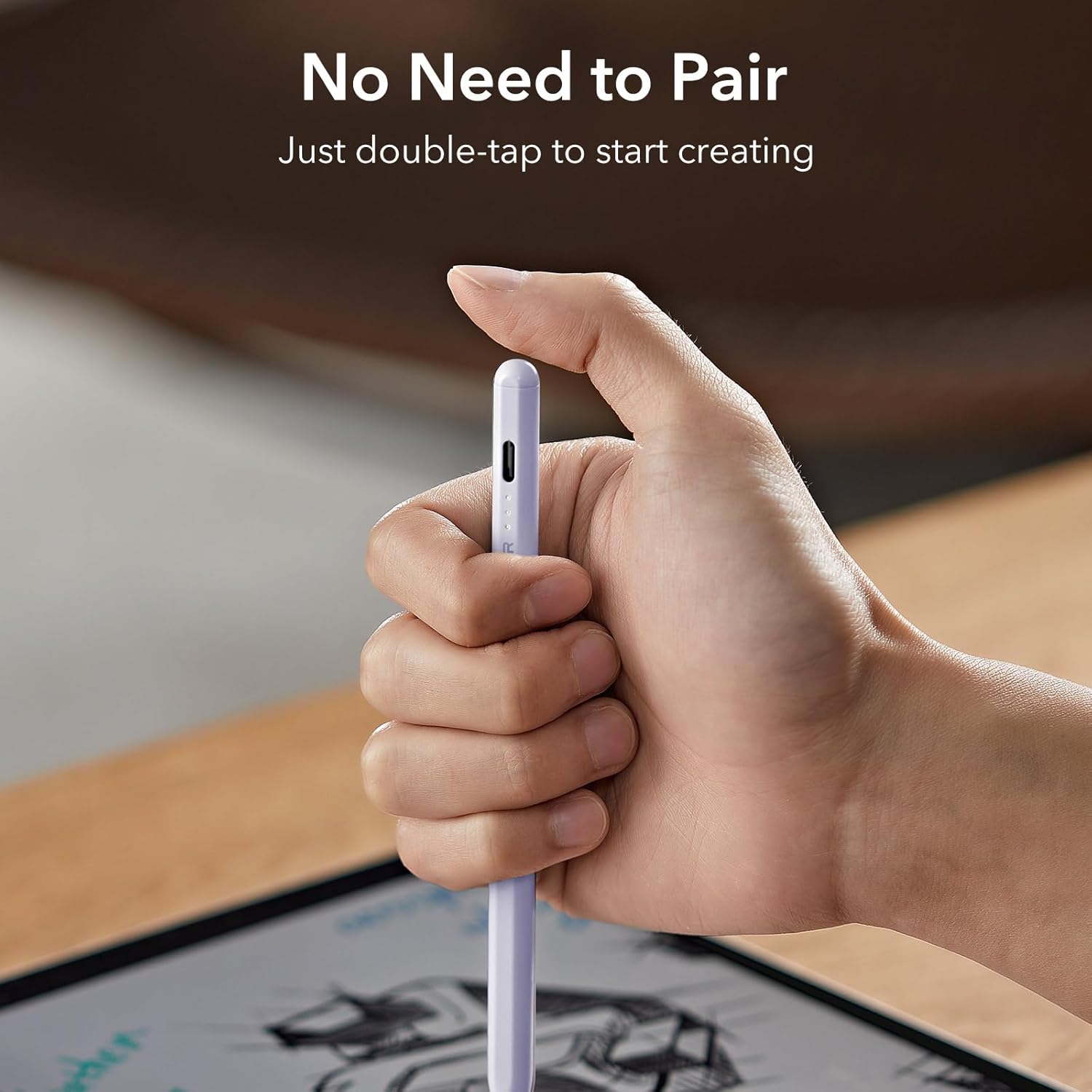 ESR DIGITAL STYLUS PENCIL WHITE - Image 5