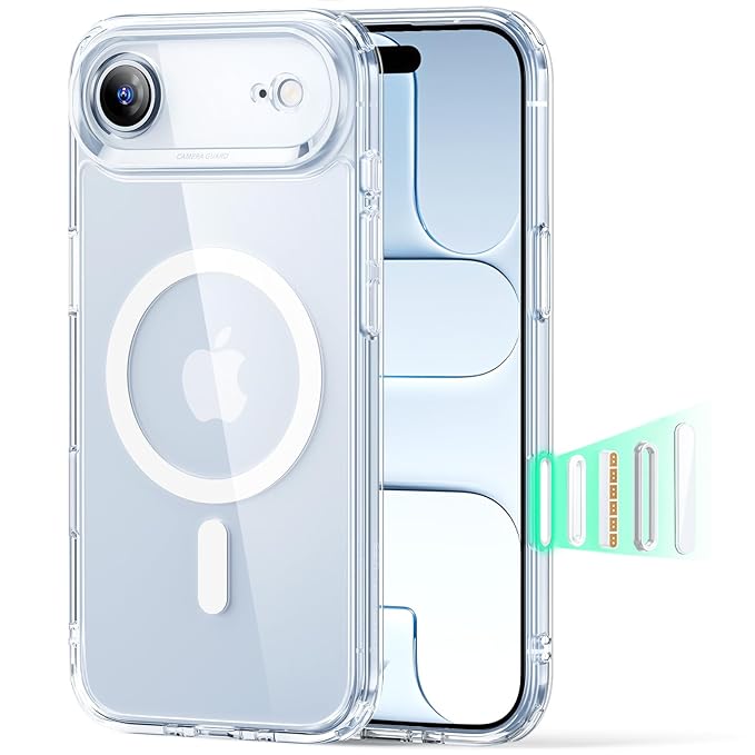 ESR CLASSIC HYBRID MAGNETIC CASE CAM CONTROL COMPATIBLE WITH IPHONE 17 AIR CLEAR - Image 2