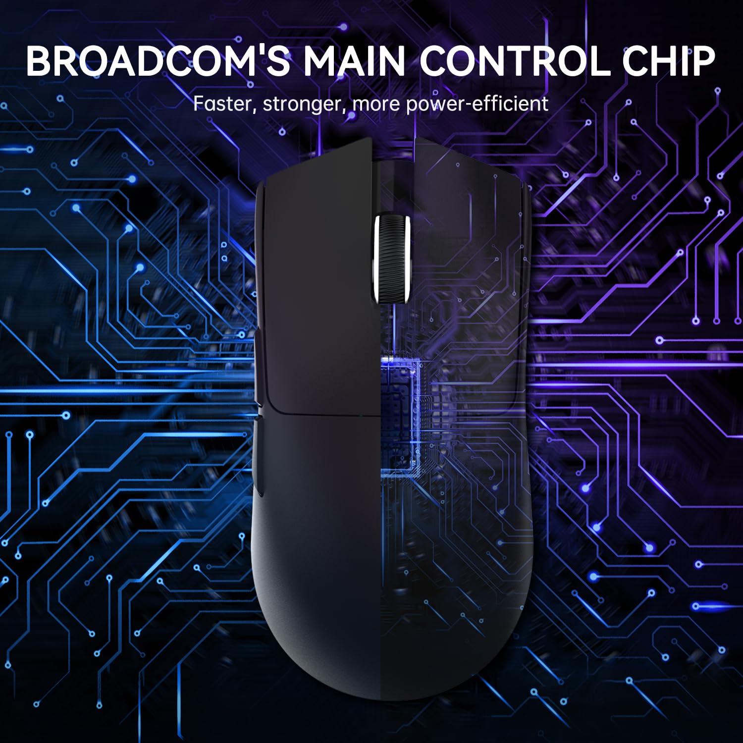 ATTACK SHARK LIGHTWEIGHT WIRELESS GAMING MOUSE WITH RGB CHARGING DOCK BLACK X11 - Image 7