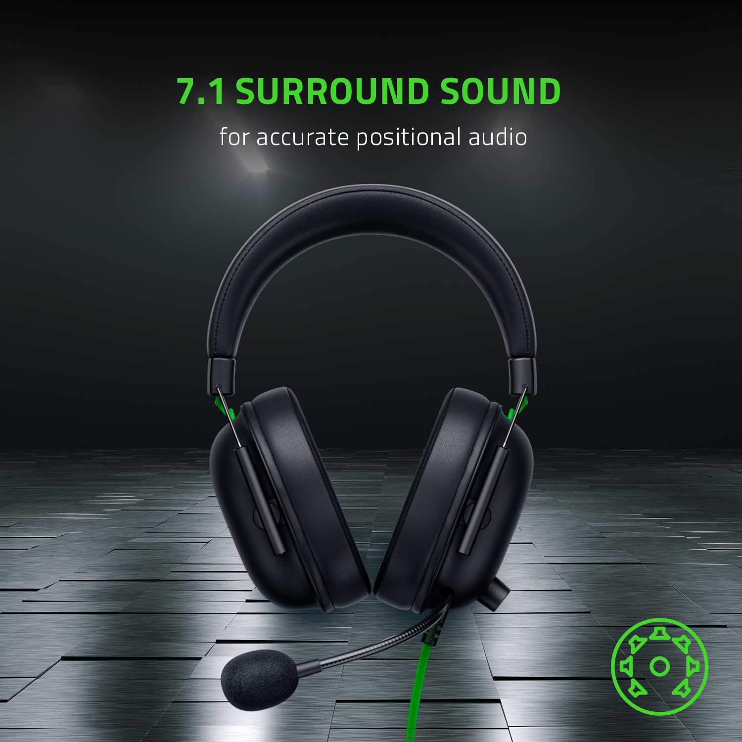 RAZER BLACKSHARK V2 X PLAYSTATION GAMING HEADSET BLACK RZ04-03241000-R3G1 - Image 6