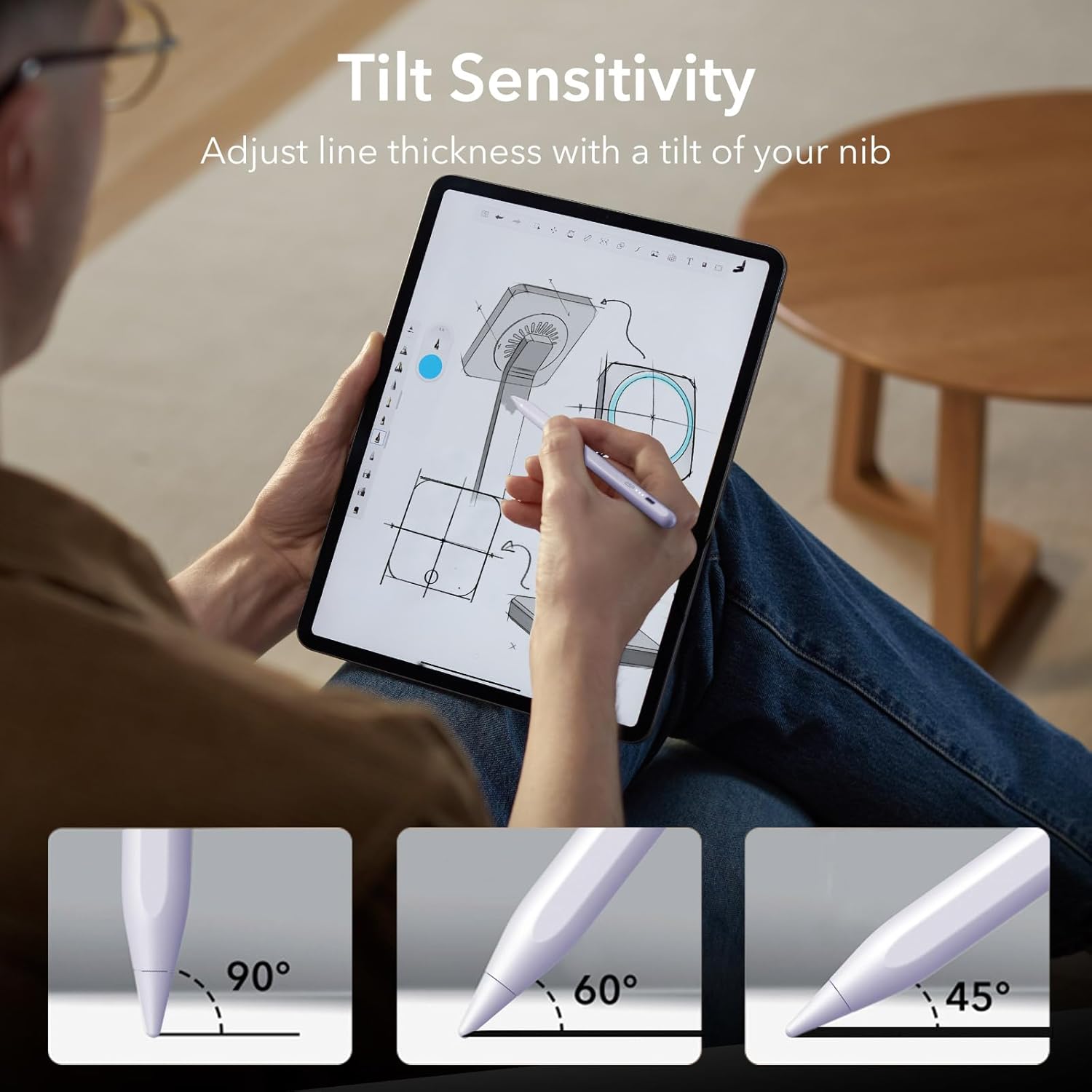 ESR DIGITAL STYLUS PENCIL WHITE - Image 6