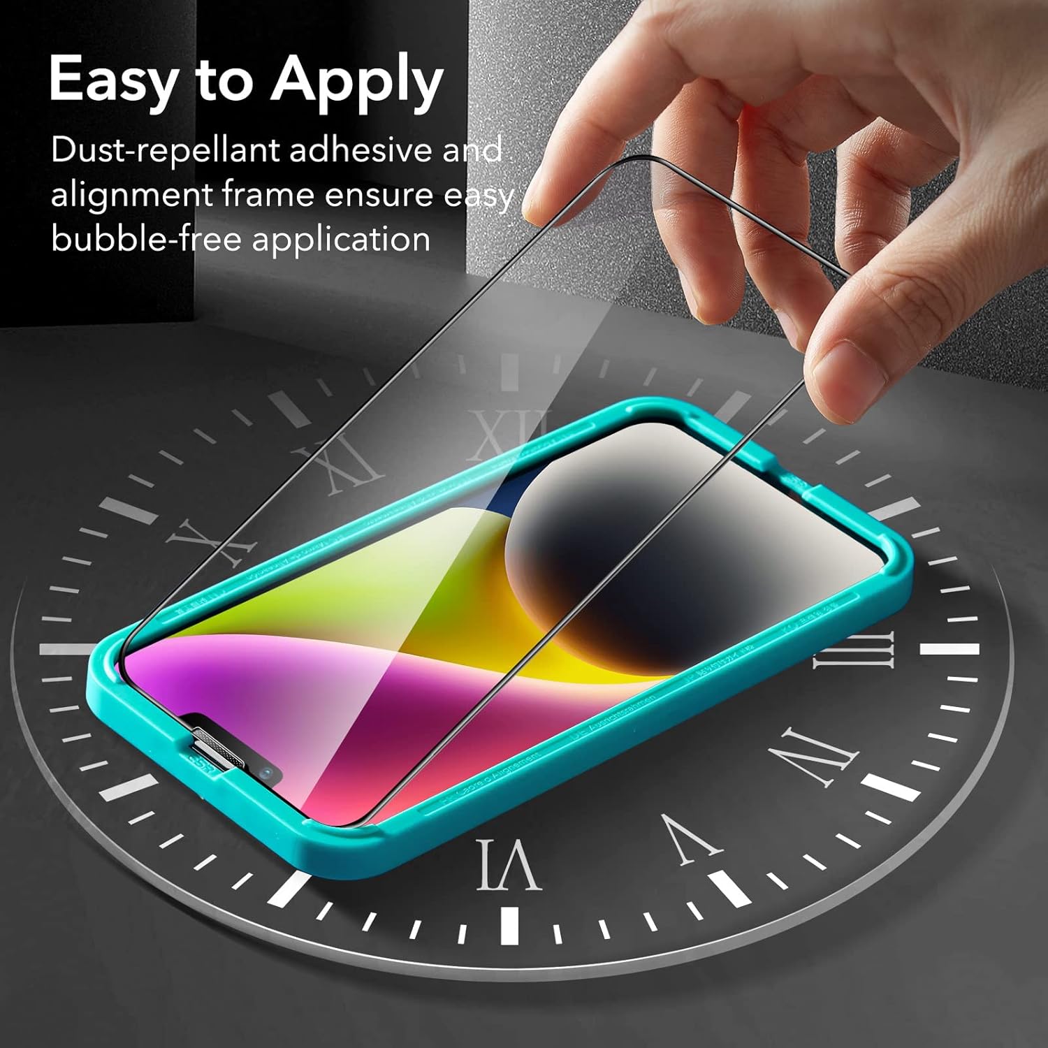 ESR IPHONE 14 PLUS/13 PRO MAX GLASS SCREEN PROTECTOR PRIVACY (2 PACK) - Image 6