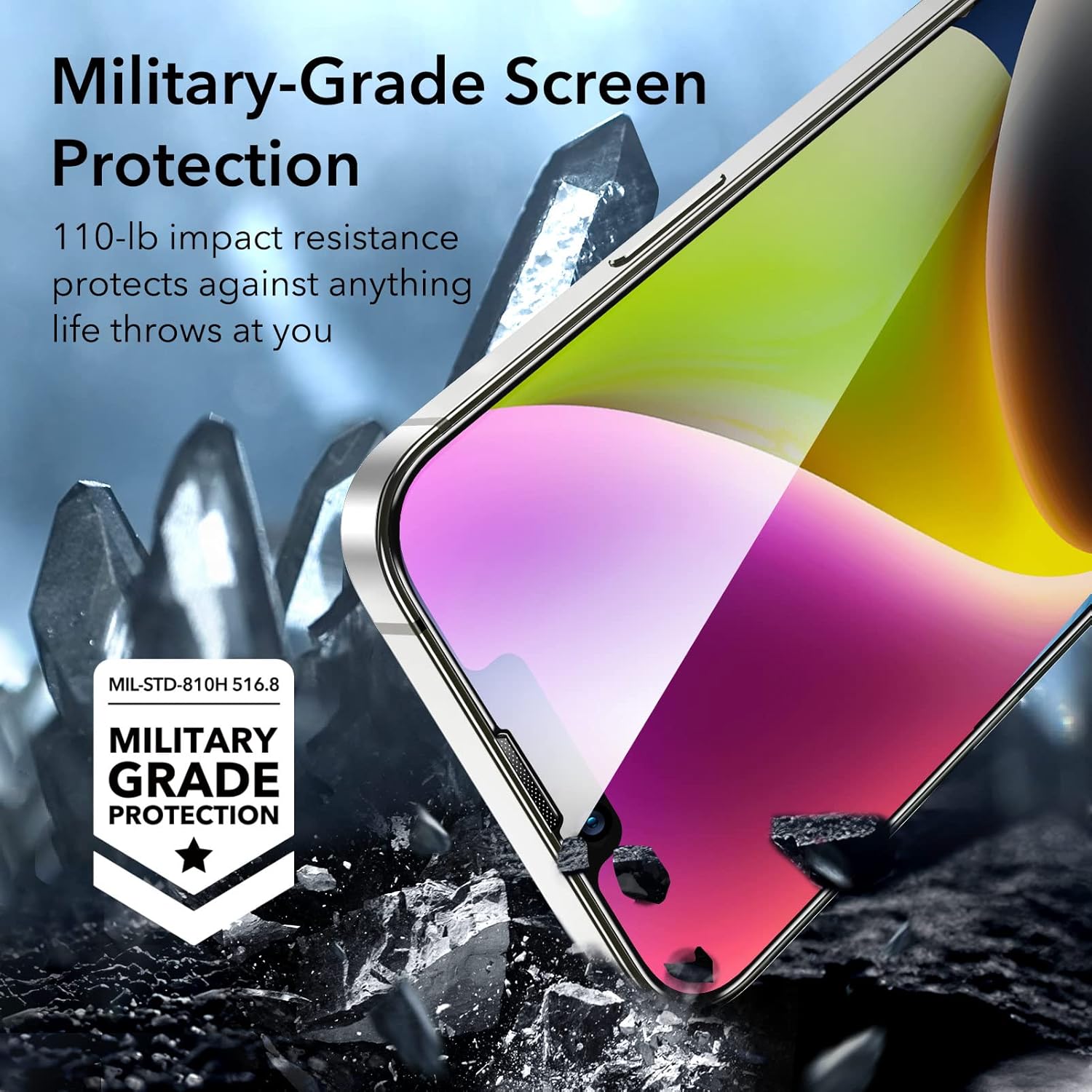 ESR IPHONE 14 PLUS/13 PRO MAX GLASS SCREEN PROTECTOR PRIVACY (2 PACK) - Image 3