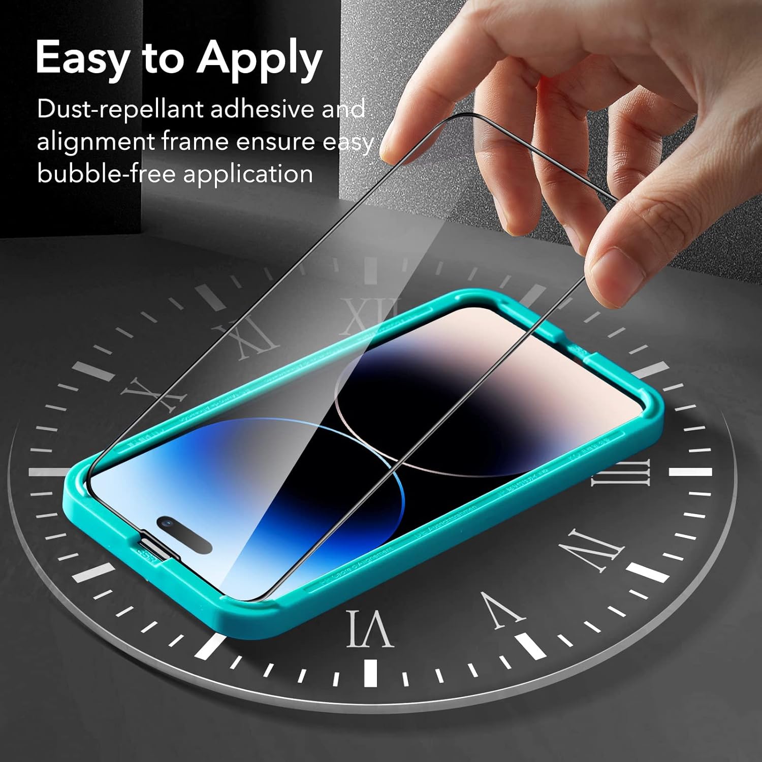 ESR IPHONE 14 PRO GLASS SCREEN PROTECTOR PRIVACY (2 PACK) - Image 5