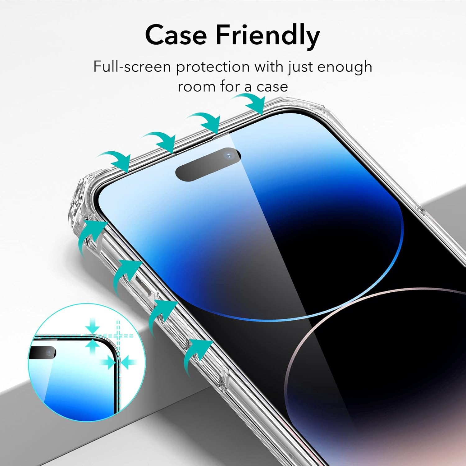 ESR IPHONE 14 PRO GLASS SCREEN PROTECTOR PRIVACY (2 PACK) - Image 8