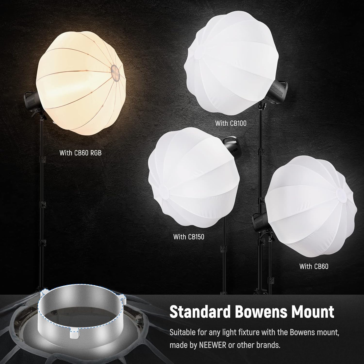 NEEWER LANTERN SOFT LIGHT BOX 90CM NS90L - Image 4