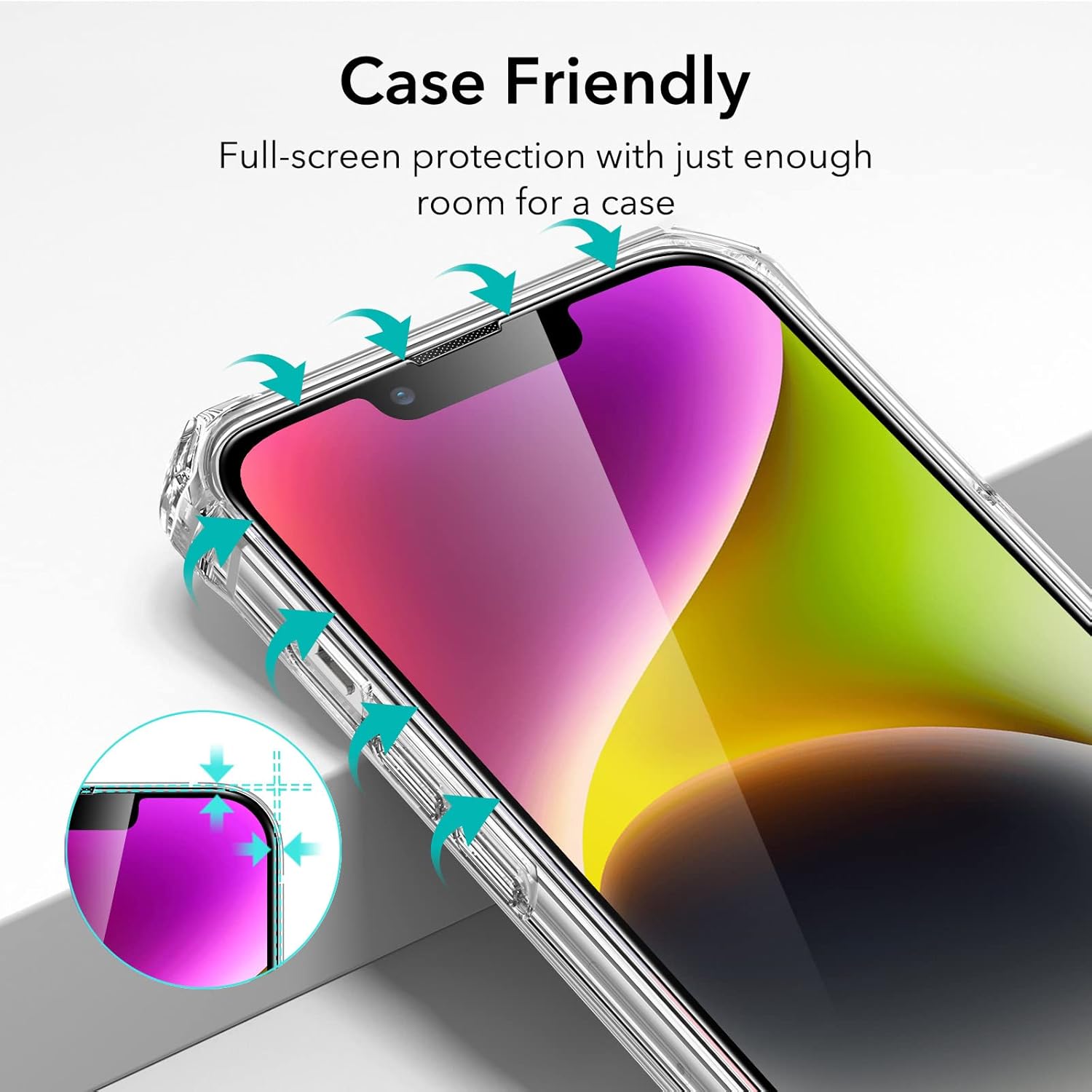 ESR IPHONE 14 PLUS/13 PRO MAX GLASS SCREEN PROTECTOR PRIVACY (2 PACK) - Image 9