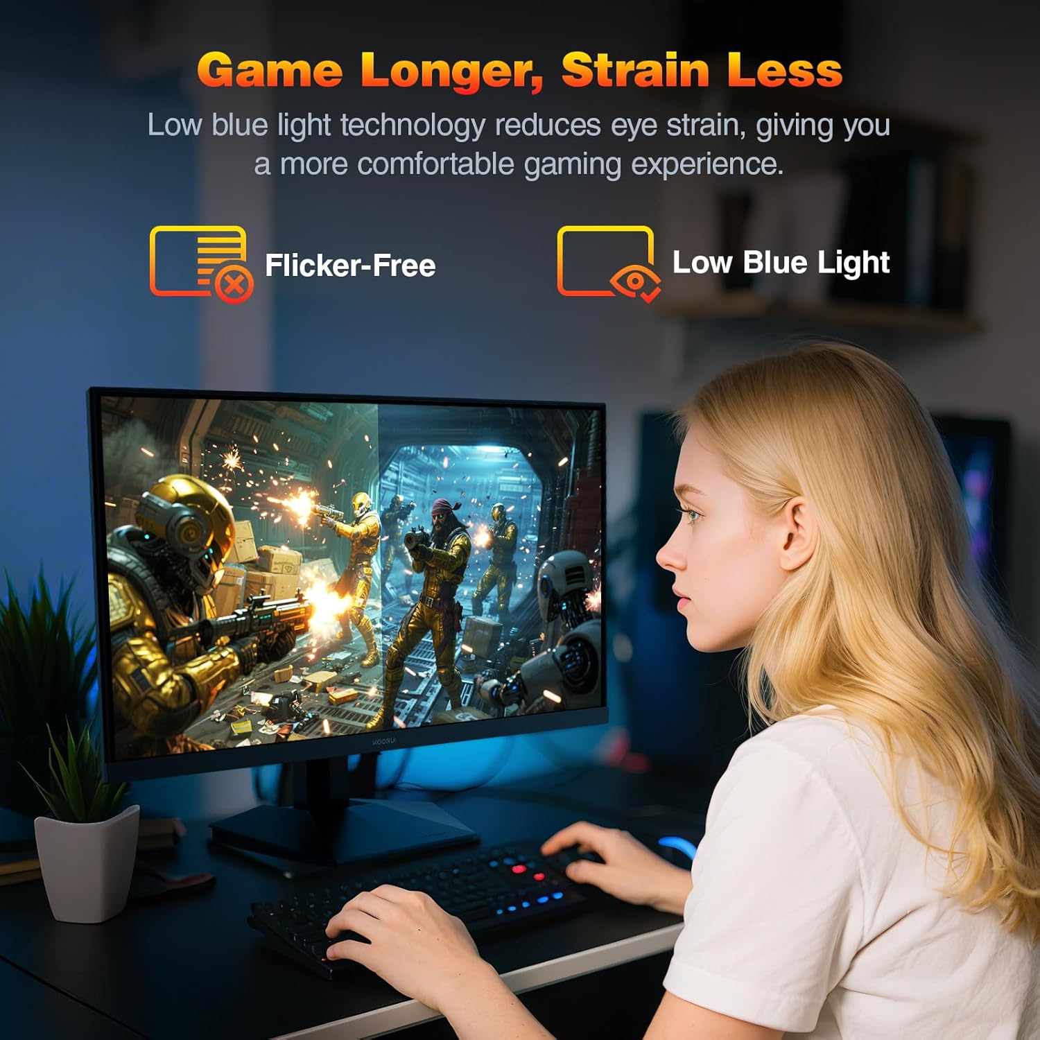 KOORUI 24.5 INCH FHD 1920X1080 200HZ 1MS IPS PANEL GAMING MONITOR G2511P - Image 11