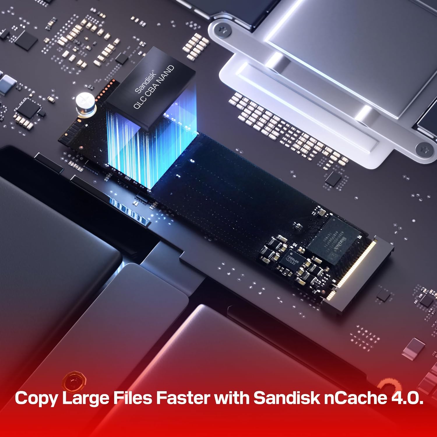 WD INTERNAL SSD 2TB SN5100 M.2 NVME 2280 PCIE 4.0 7100MB/S BLUE WDS200T5B0E - Image 3