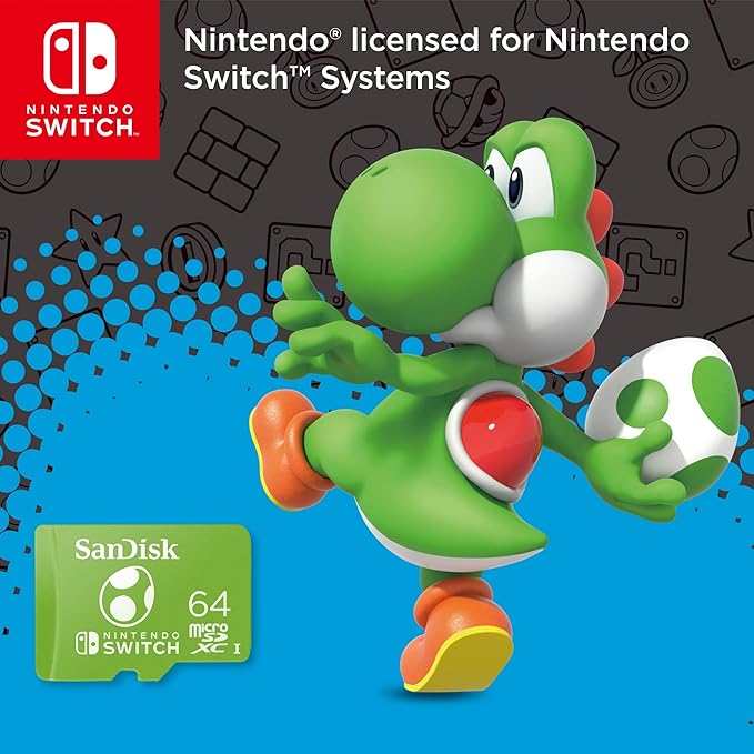 SANDISK NINTENDO SWITCH MICROSDXC 100/60 MB/s 64GB SDSQXAT-064G-GNCZN - Image 5