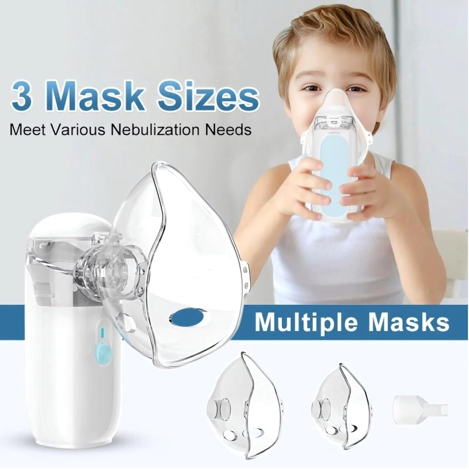 PORTABLE ULTRASONIC MESH NEBULIZER WHITE ZH-N3 - Image 6
