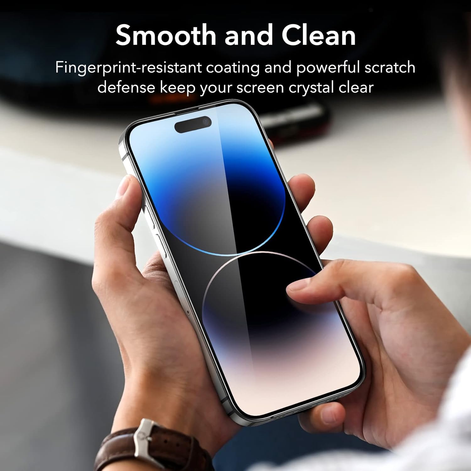 ESR IPHONE 14 PRO GLASS SCREEN PROTECTOR PRIVACY (2 PACK) - Image 4