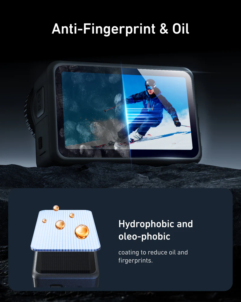 TELESIN ACTION 6 CAMERA SCREEN PROTECTOR S6-FLM-26 - Image 4