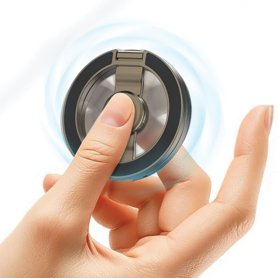 BLUPEBBLE MAGCLICK MAGSAFE COMPATIBLE RING HOLDER GUN METAL BP-MAGCLICK-GM - Image 3