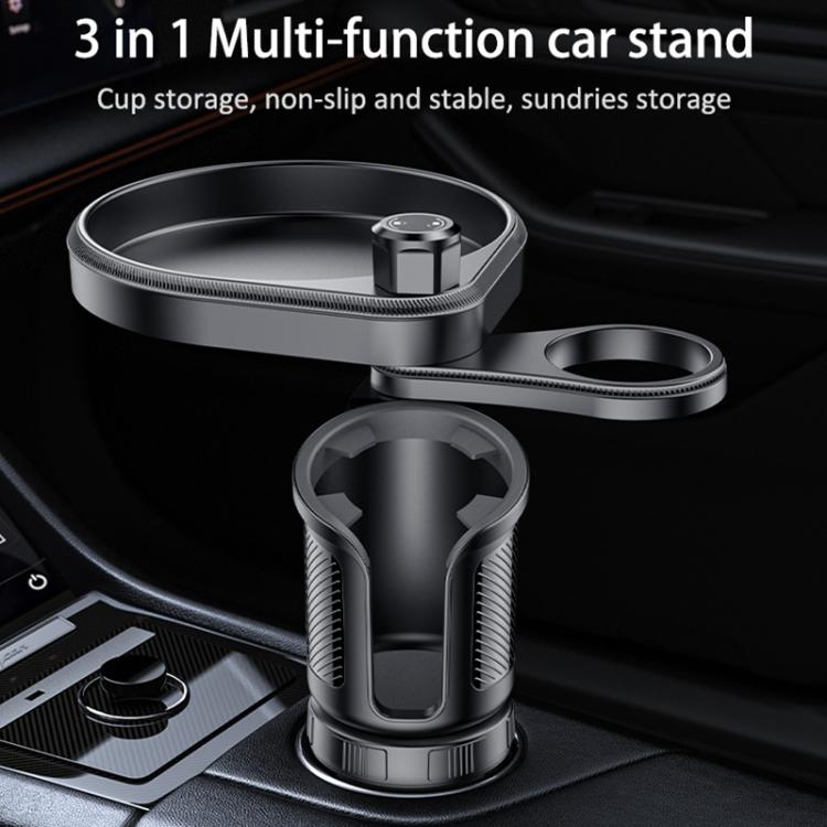 YESIDO 3 IN 1 CAR CUP PHONE HOLDER BLACK C180 - Image 2