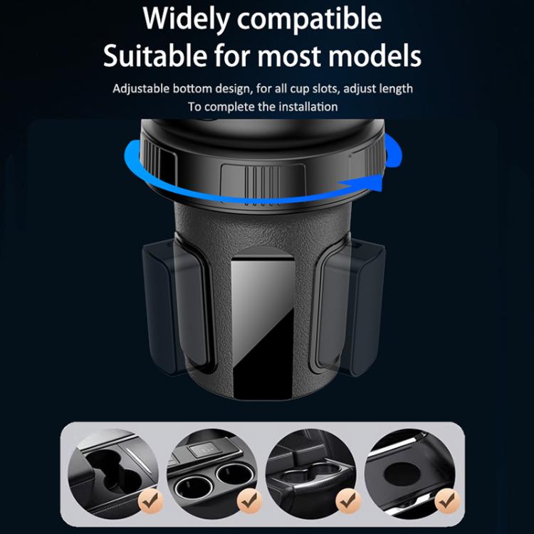 YESIDO 3 IN 1 CAR CUP PHONE HOLDER BLACK C180 - Image 9