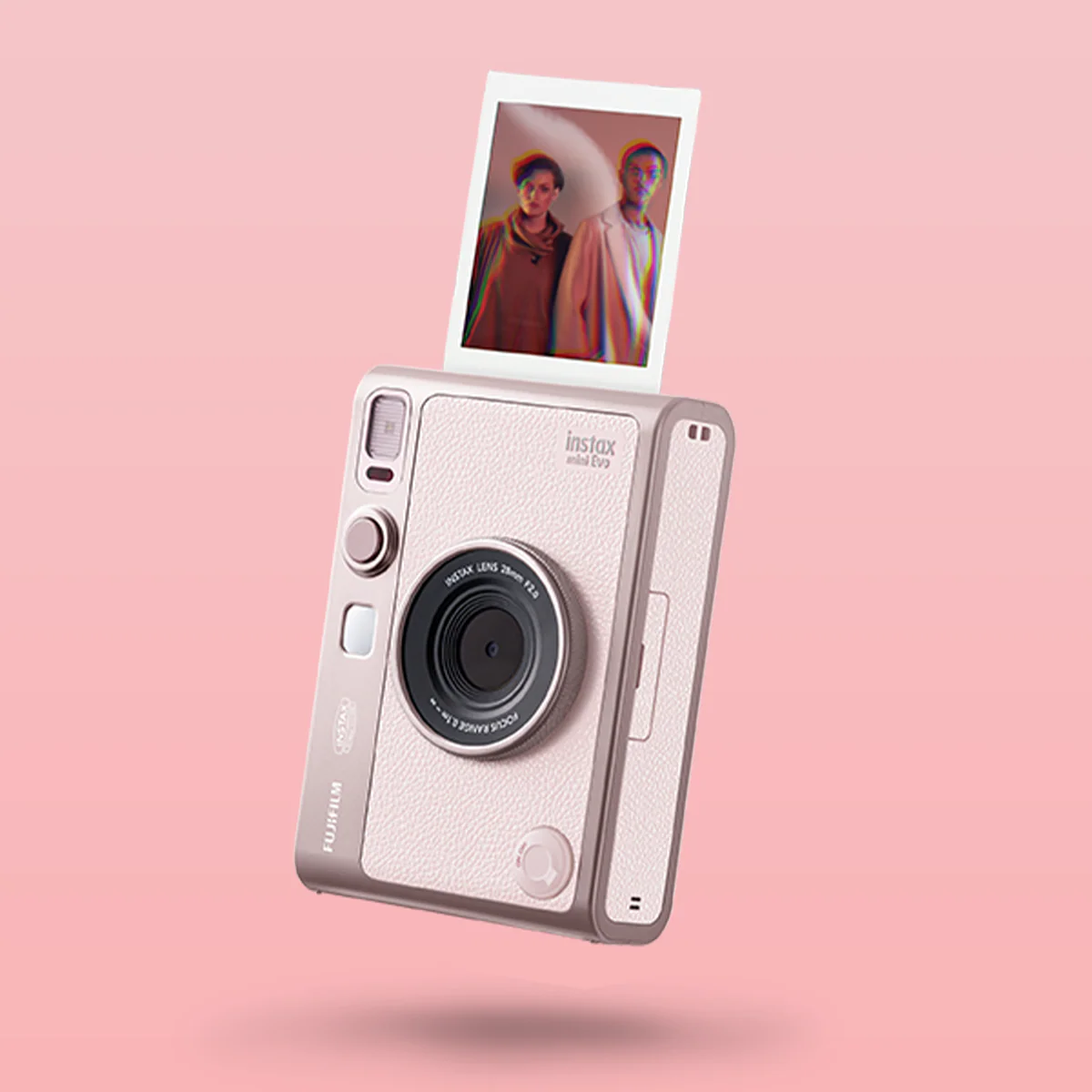 FUJIFILM INSTAX MINI EVO HYBRID INSTANT CAMERA PINK - Image 3