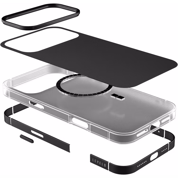 LEVELO MIA IPHONE 17 PRO MAGSAFE CASE PHANTOM BLACK LVLMIA17PPHBK - Image 6