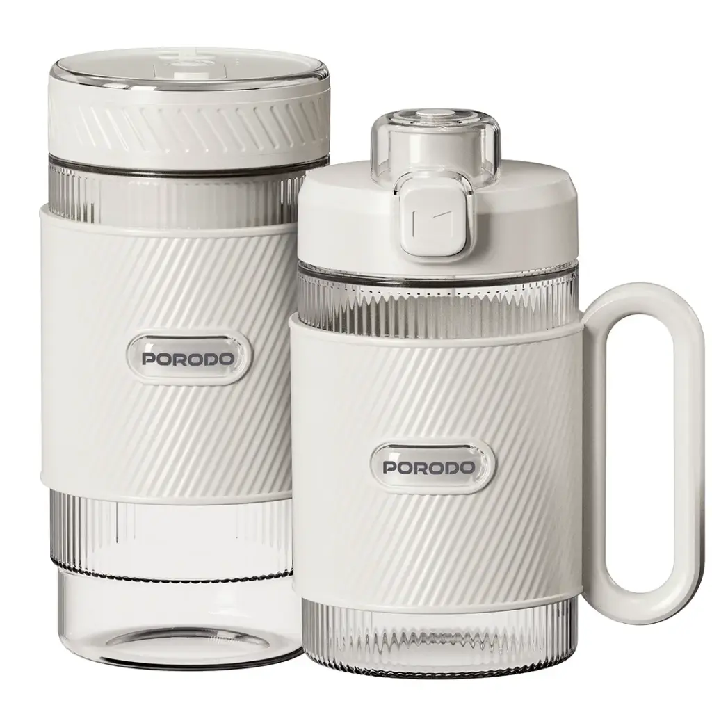 PORODO LIFESTYLE PORTABLE DUAL CUP SMOOTHIE BLENDER WHITE PDGCZ0710WH - Image 2