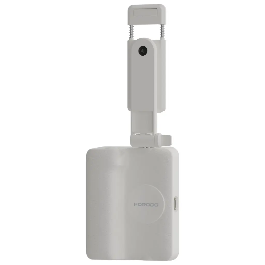 PORODO LIFESTYLE 3 IN 1 BLUETOOTH SELFIE STICK WHITE PDLFST211WH - Image 2