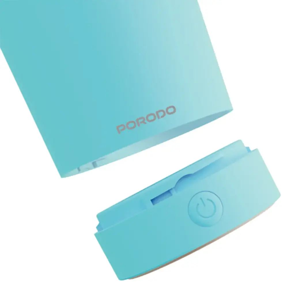PORODO LIFESTYLE AUTOMATIC MAGNETIC STIRRING MUG HIGH SPEED MIXING BLUE PDSSMHQ168BL - Image 2