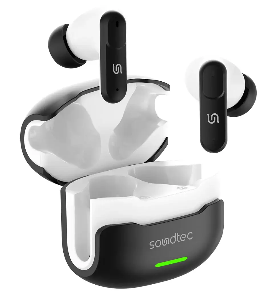 PORODO SOUNDTEC PROSOUND TWS WIRELESS EARBUDS BLACK PDSTBUDSBK - Image 3
