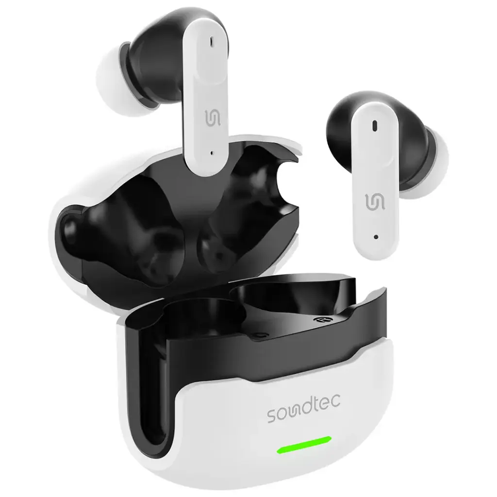PORODO SOUNDTEC PROSOUND TWS WIRELESS EARBUDS WHITE PDSTBUDSWH - Image 3