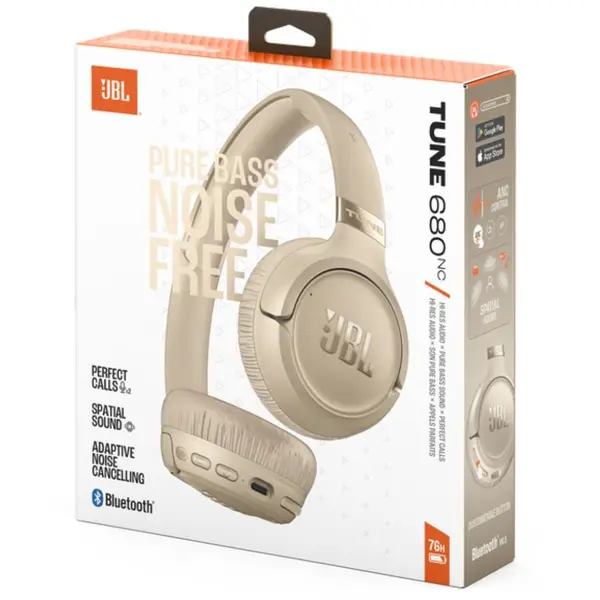JBL TUNE 780NC WIRELESS HEADSET BEIGE - Image 8