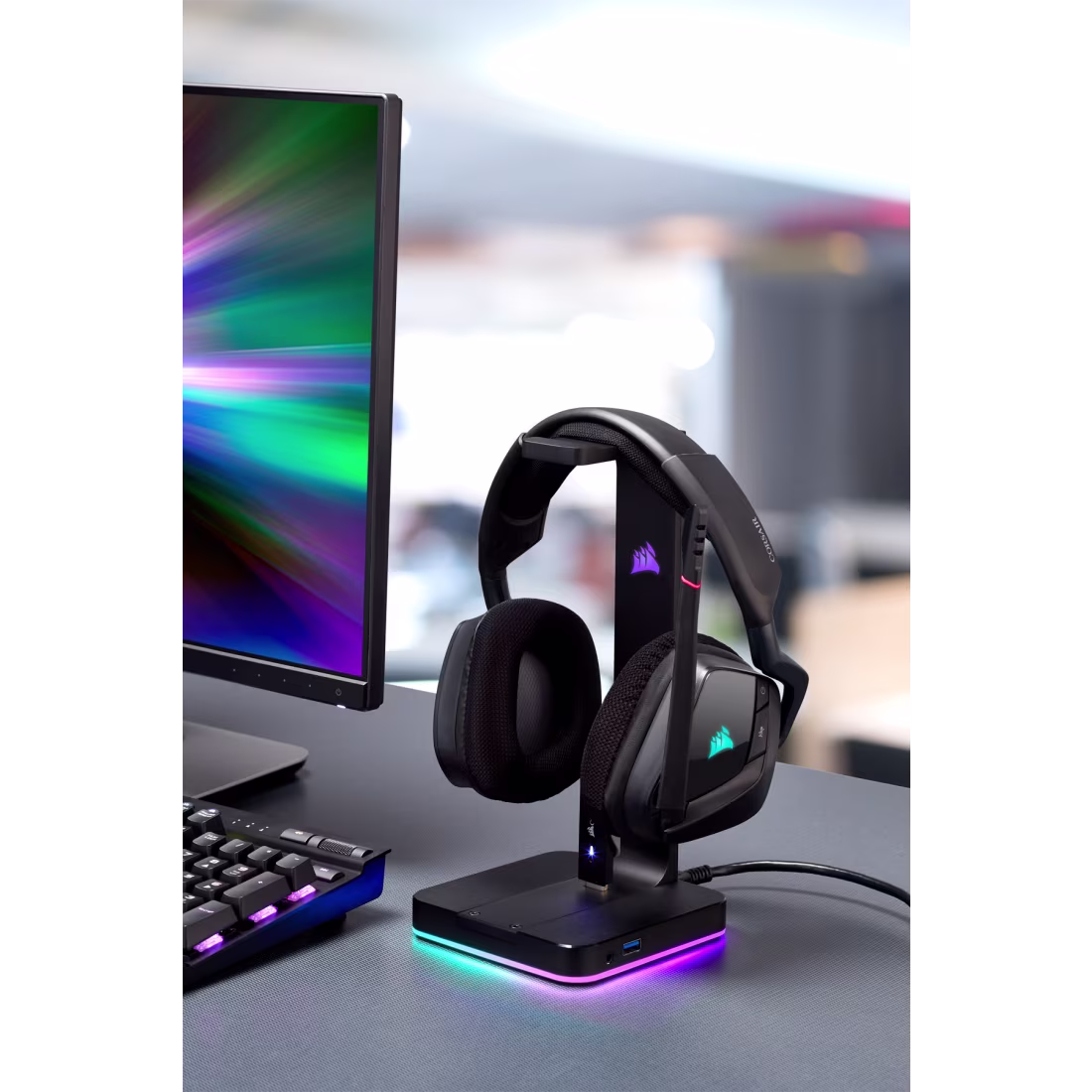 CORSAIR ST100 RGB PREMIUM HEADSET STAND CA-9011167-NA - Image 5