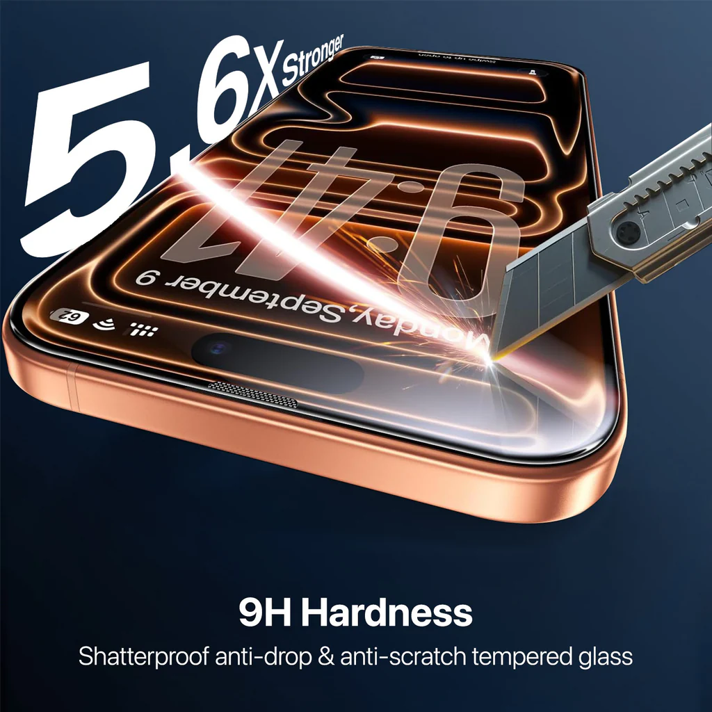 BAIKO IPHONE 17 PRO GLASS SCREEN PROTECTOR CLEAR - Image 2