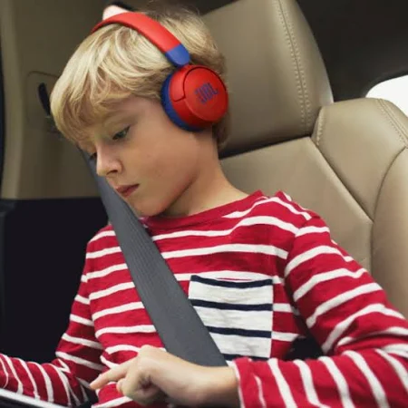 JBL BLUETOOTH HEADPHONES JR310 RED - Image 7