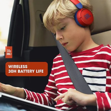 JBL BLUETOOTH HEADPHONES JR310 RED - Image 6