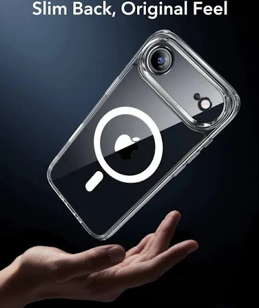 ESR CLASSIC HYBRID MAGNETIC CASE CAM CONTROL COMPATIBLE WITH IPHONE 17 AIR CLEAR - Image 8