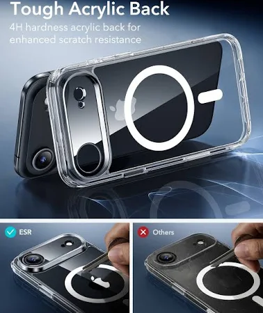 ESR CLASSIC HYBRID MAGNETIC CASE CAM CONTROL COMPATIBLE WITH IPHONE 17 AIR CLEAR - Image 7