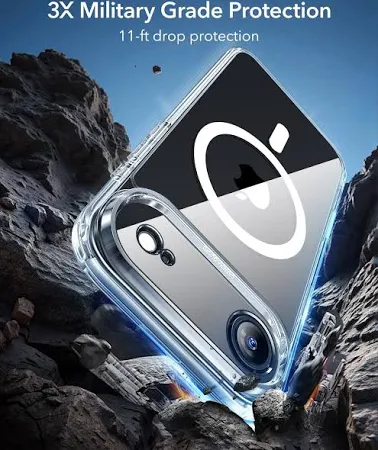 ESR CLASSIC HYBRID MAGNETIC CASE CAM CONTROL COMPATIBLE WITH IPHONE 17 AIR CLEAR - Image 5