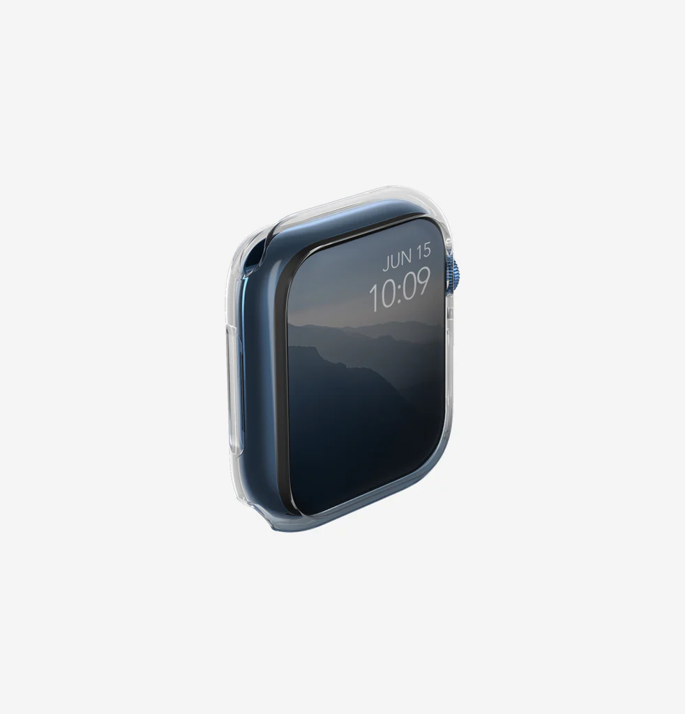 UNIQ APPLE WATCH 45MM GLASE CASE DUAL PACK CLEAR/SMOKE - Image 3