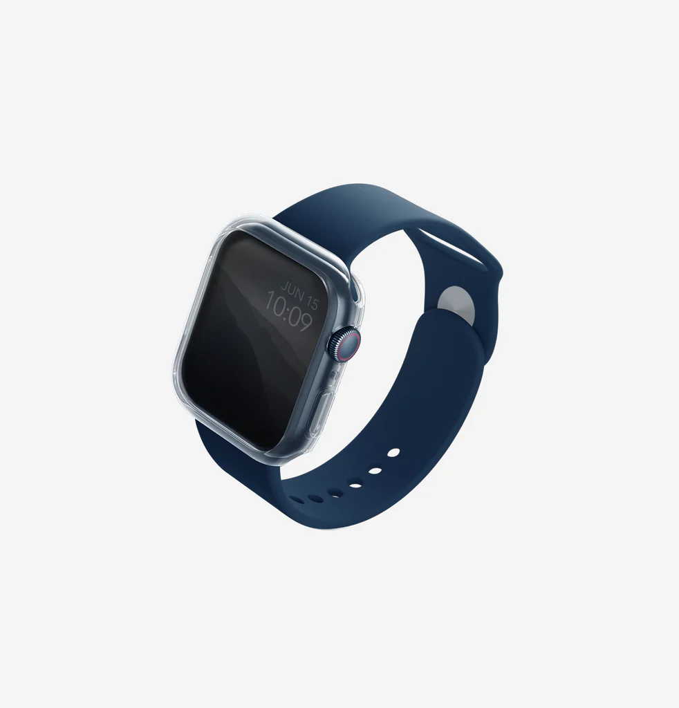 UNIQ APPLE WATCH 45MM GLASE CASE DUAL PACK CLEAR/SMOKE - Image 4