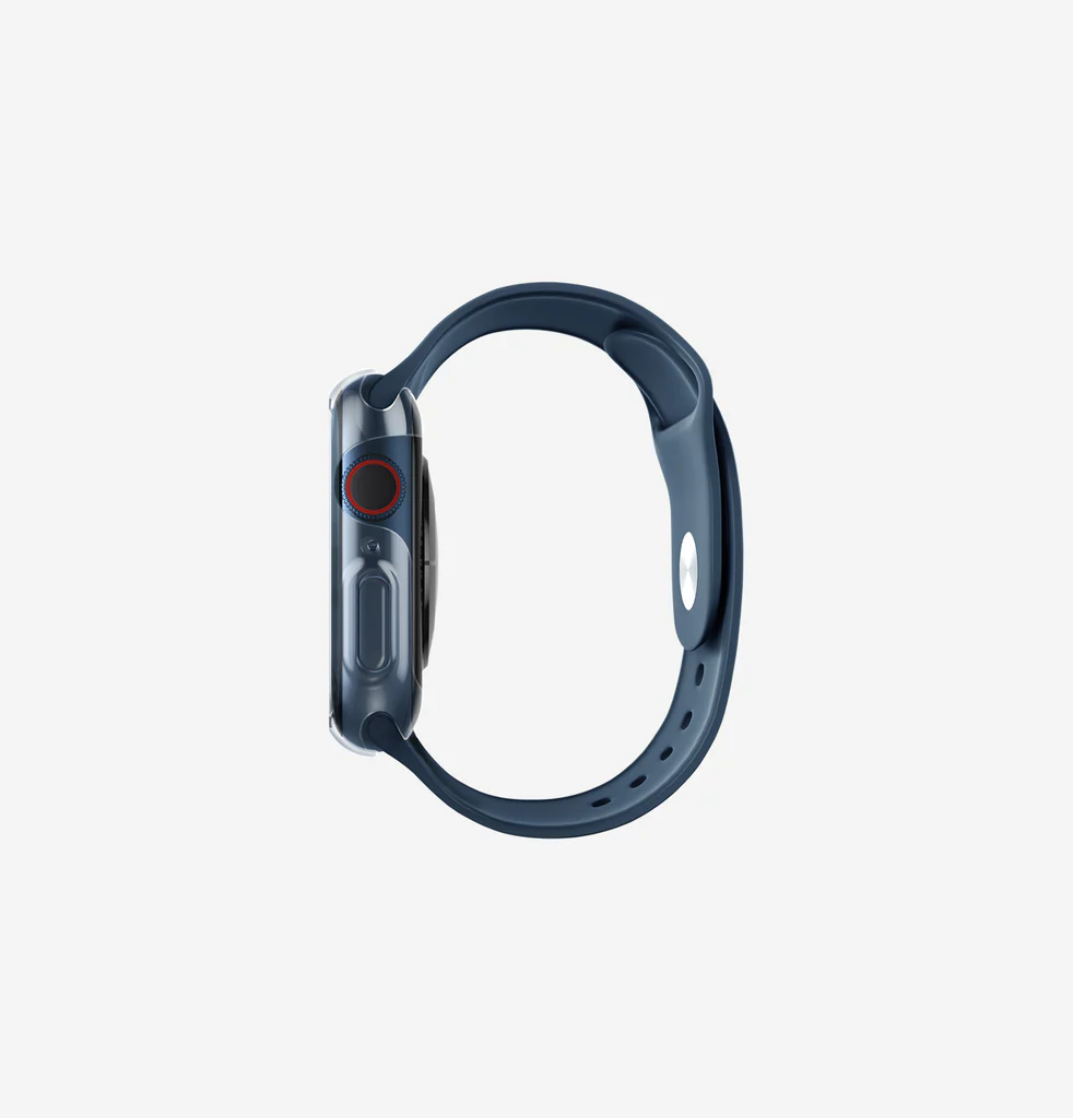 UNIQ APPLE WATCH 45MM GLASE CASE DUAL PACK CLEAR/SMOKE - Image 5