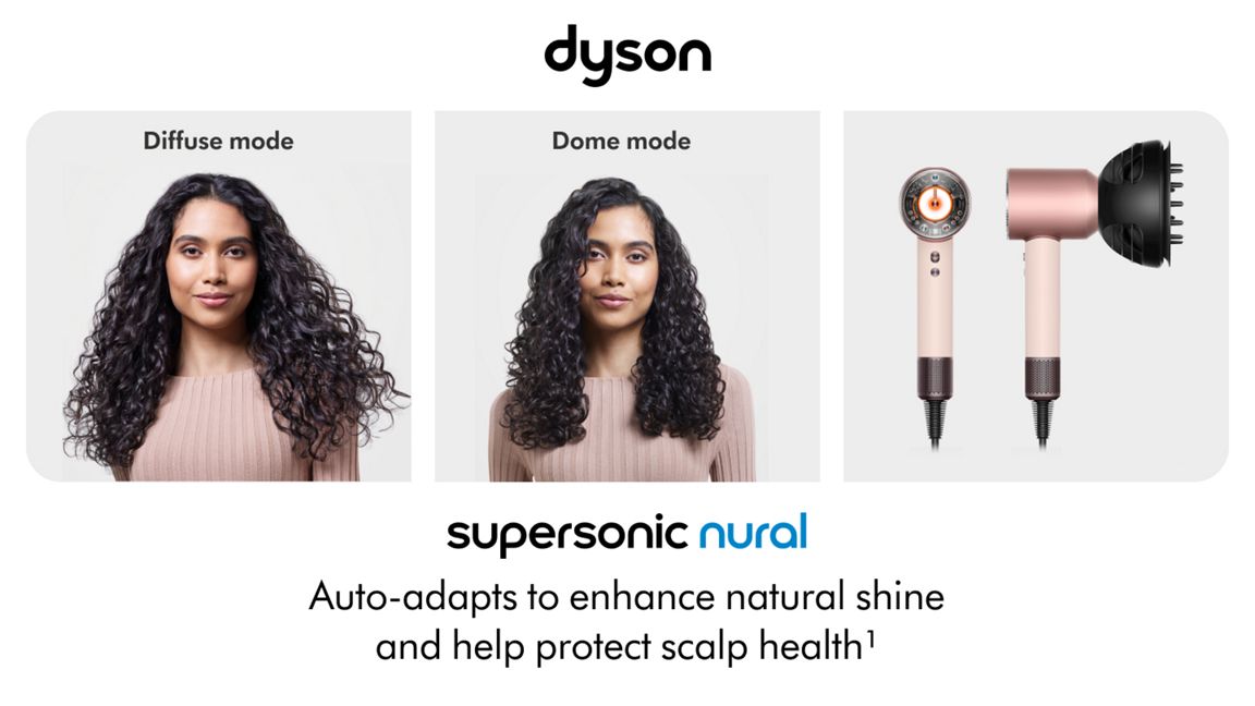 DYSON SUPERSONIC NURAL HAIR DRYER CERAMIC PINK ROSE GOLD HD16 - Image 2
