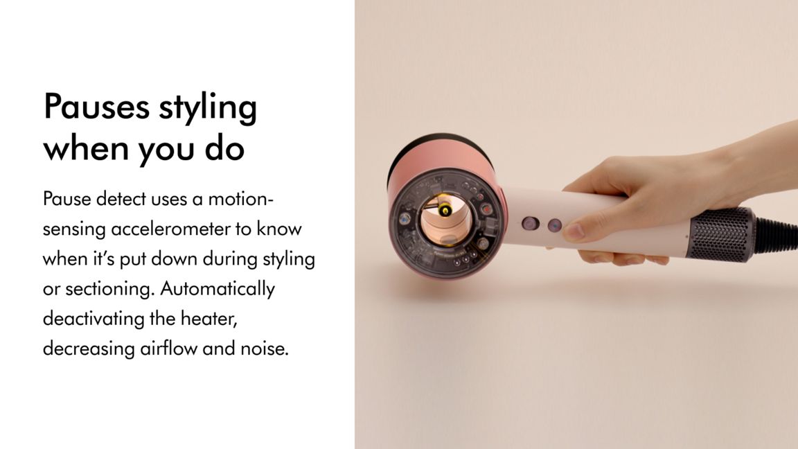 DYSON SUPERSONIC NURAL HAIR DRYER CERAMIC PINK ROSE GOLD HD16 - Image 3