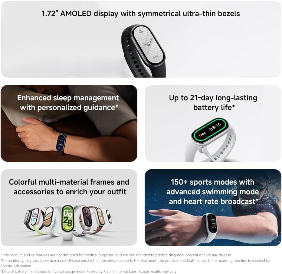 XIAOMI SMART BAND 10 CERAMIC EDITION PEARL WHITE - Image 7