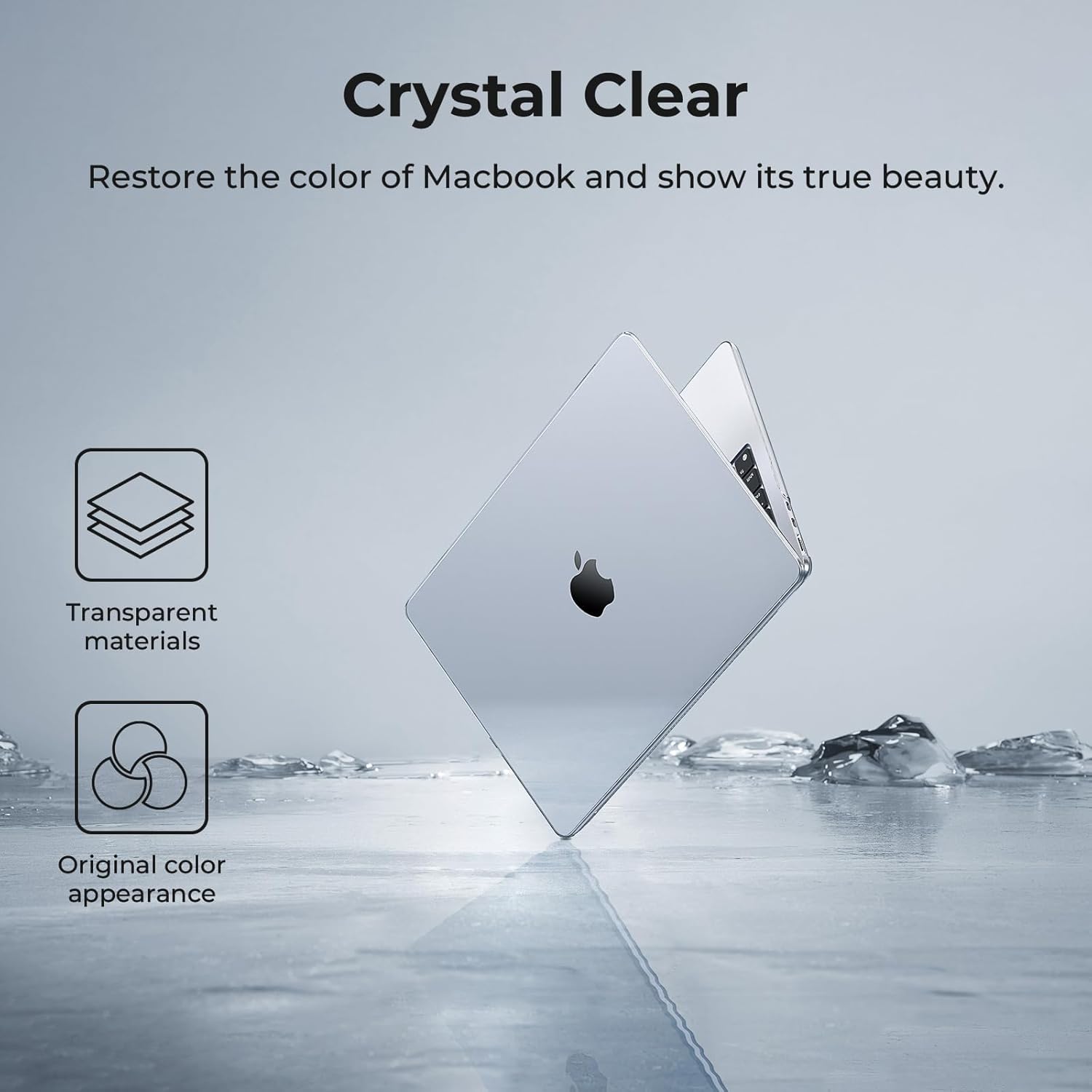 MACBOOK AIR 13 INCH HARDSHELL CASE CLEAR - Image 6