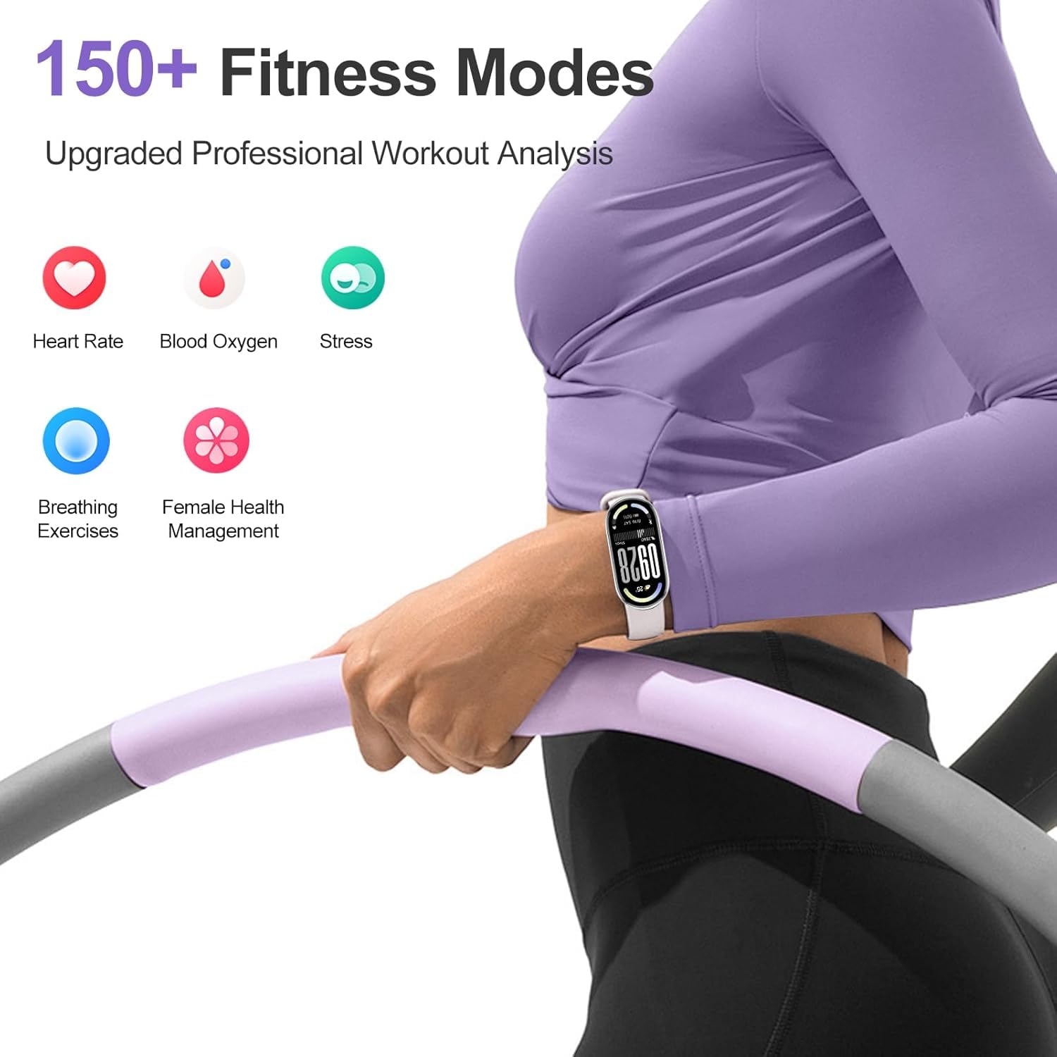 XIAOMI SMART BAND 10 CERAMIC EDITION PEARL WHITE - Image 4