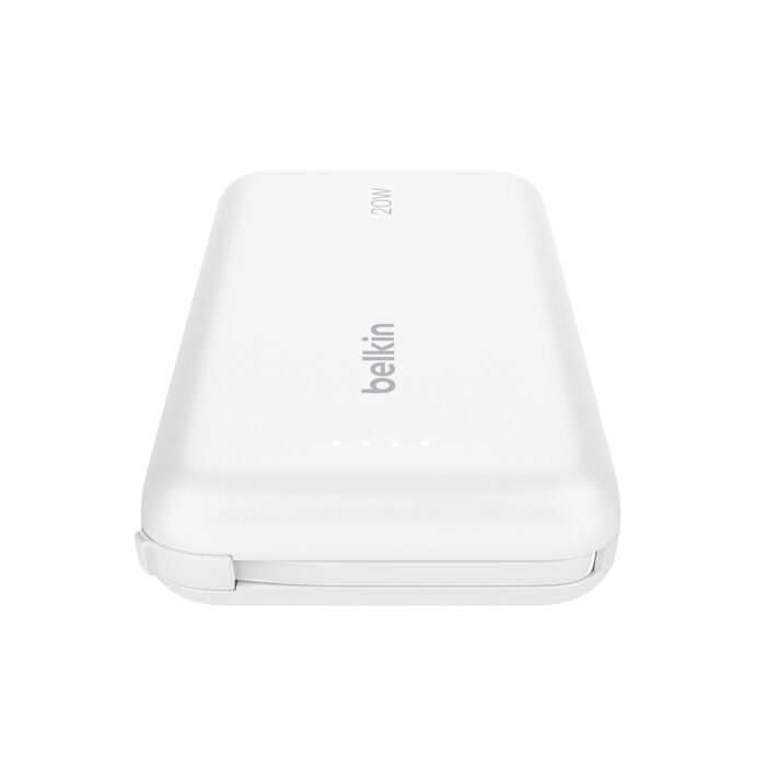 BELKIN BOOST CHARGE POWER BANK 10K WITH INTEGRATED CABLE 20W WHITE BPB021HQWH - Image 4