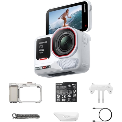 INSTA 360 ACE PRO 2 8K AI-POWERED ACTION CAMERA WITH SINGLE BATTERY WHITE CINSBBGA - Image 2